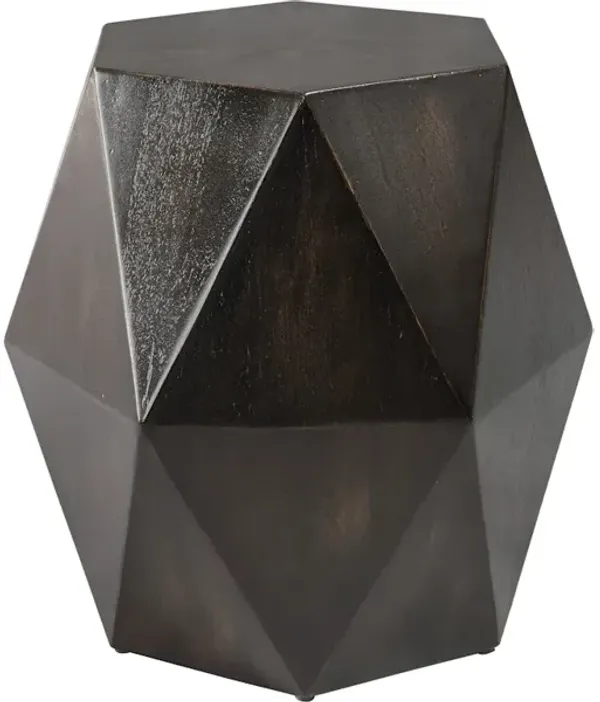 Volker Black Geometric Accent Table