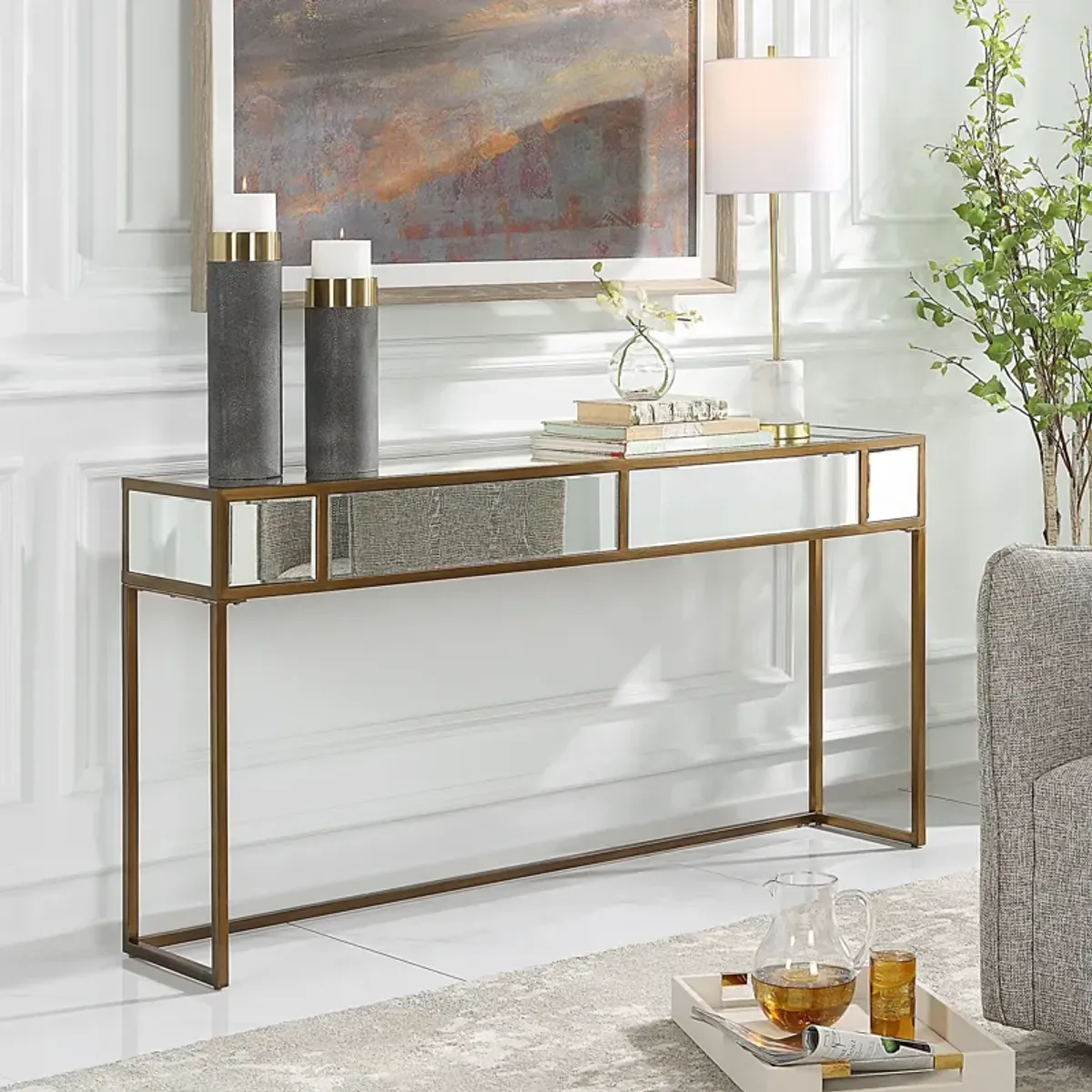 Reflect Mirrored Console Table