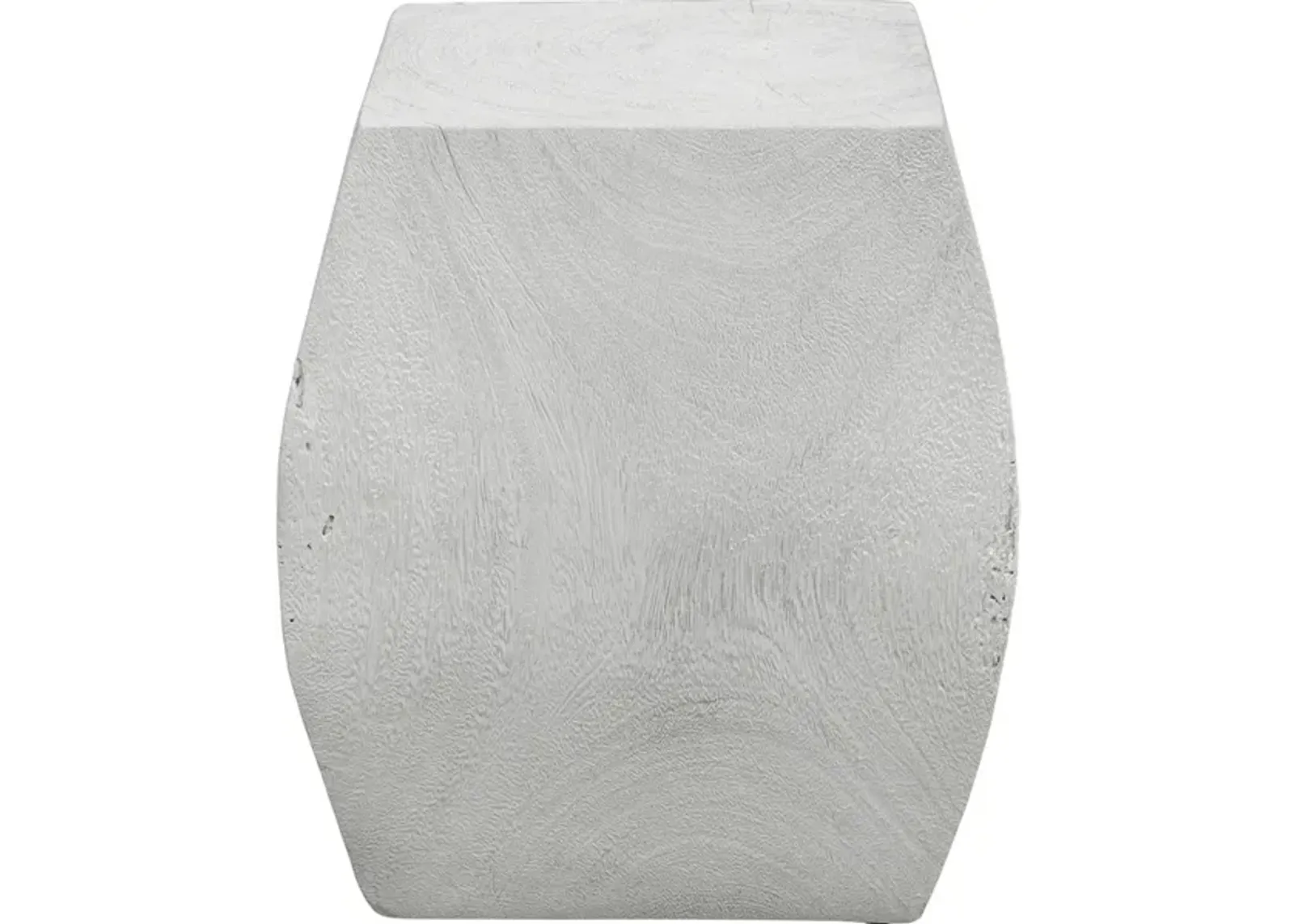 Grove Ivory Wooden Accent Stool