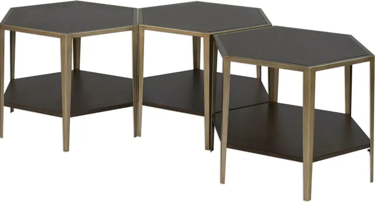 Alicia Geometric Accent Table