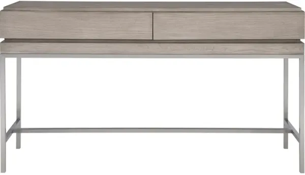 Kamala Gray Oak Console Table