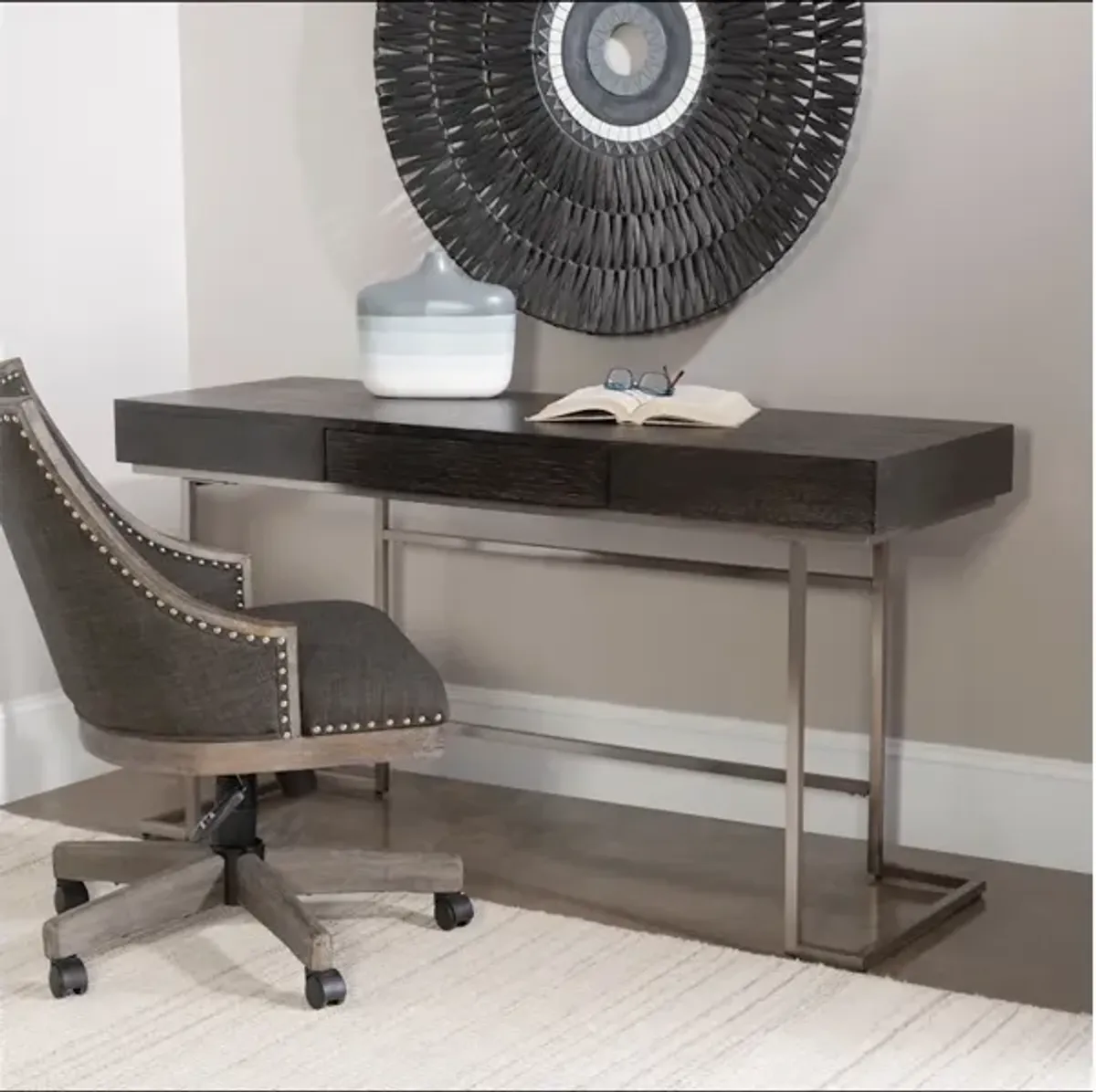 Claude Modern Oak Desk