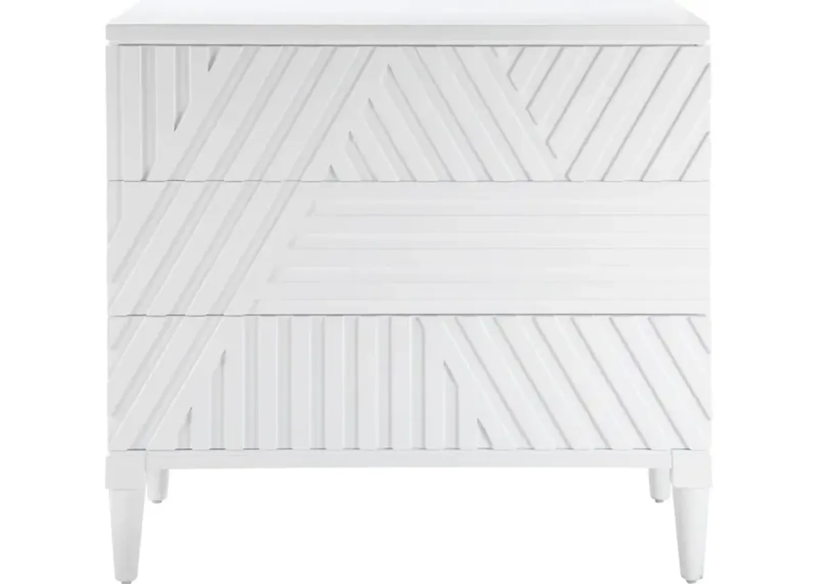 Colby White Drawer Chest