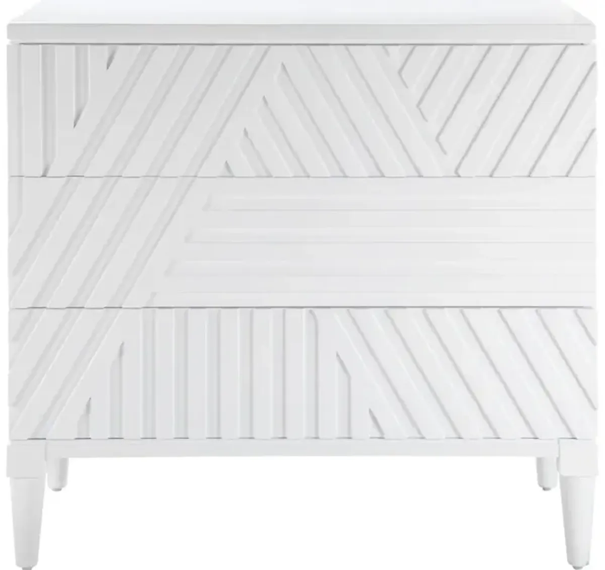 Colby White Drawer Chest