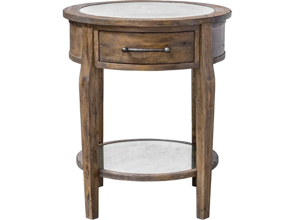 Raelynn Wood Lamp Table