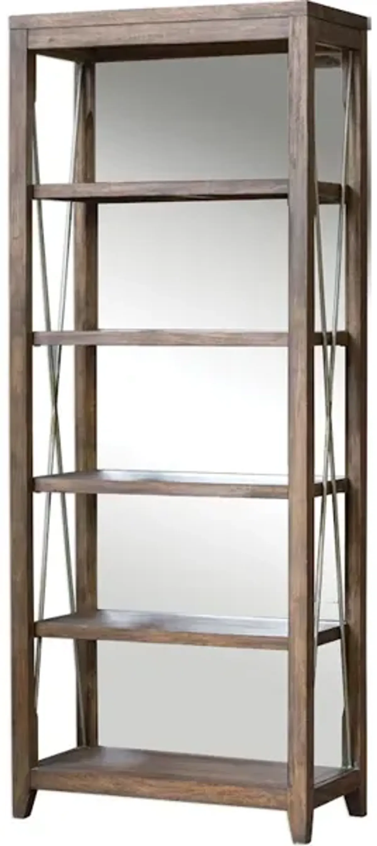 Delancey Weathered Oak Etagere