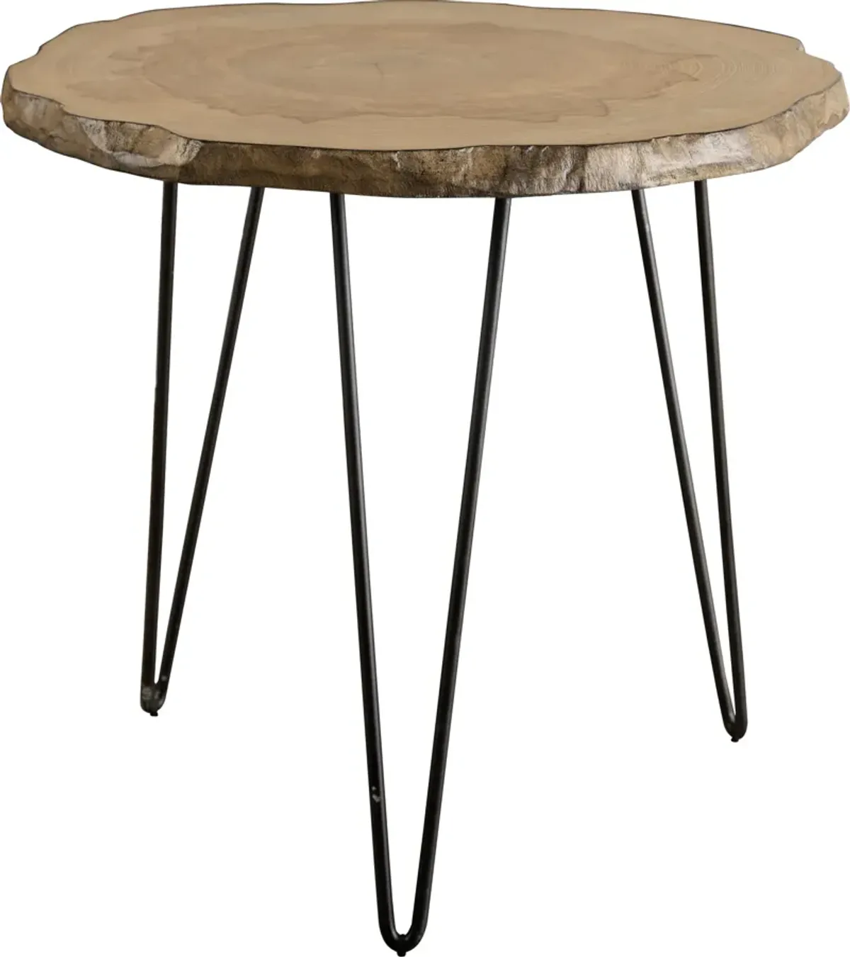 Runay Wood Slab Side Table