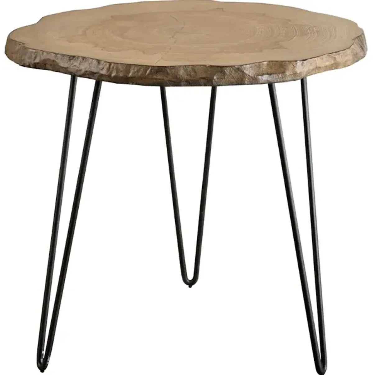 Runay Wood Slab Side Table