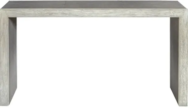 Aerina Aged Gray Console Table