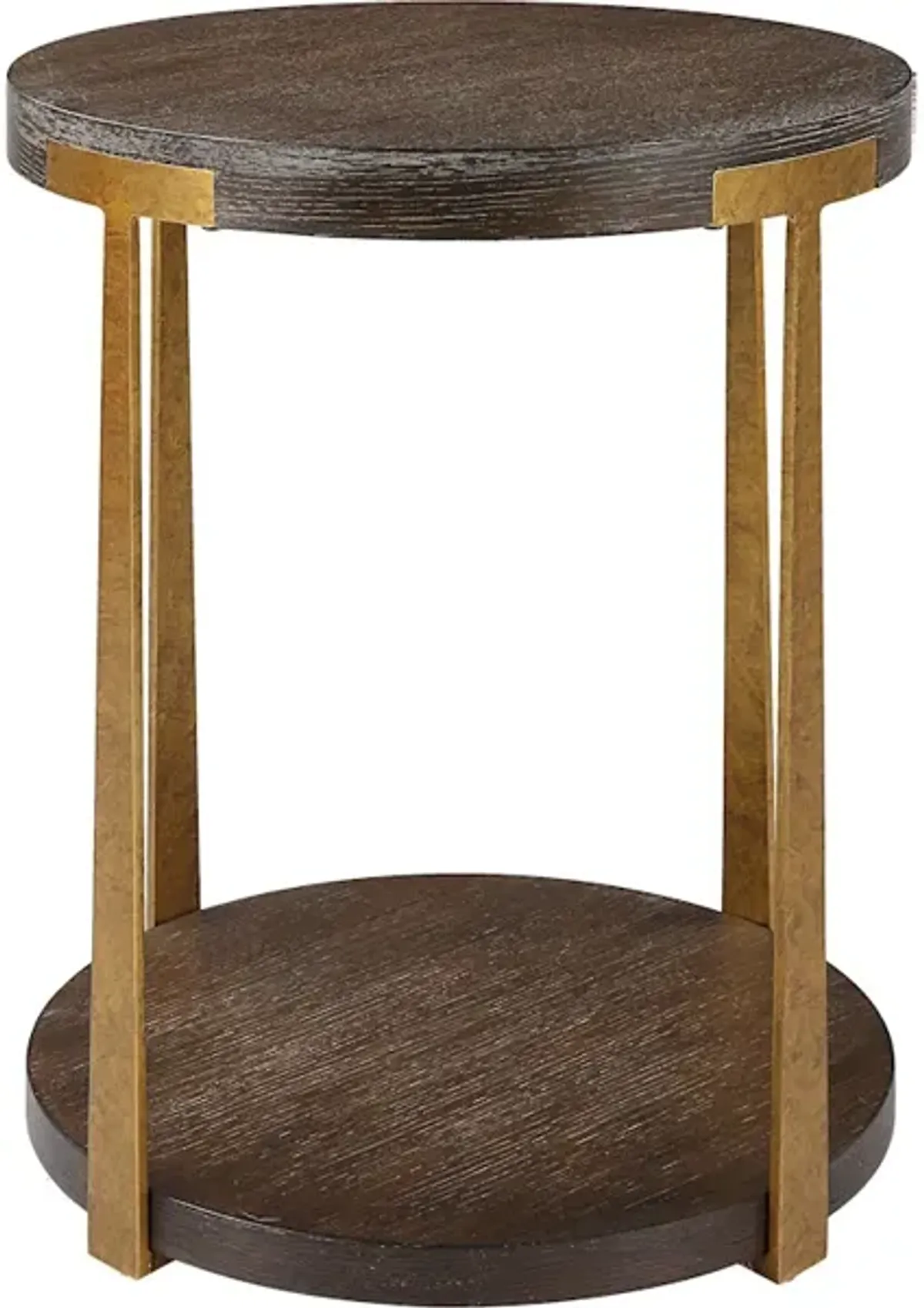 Palisade Round Wood Side Table