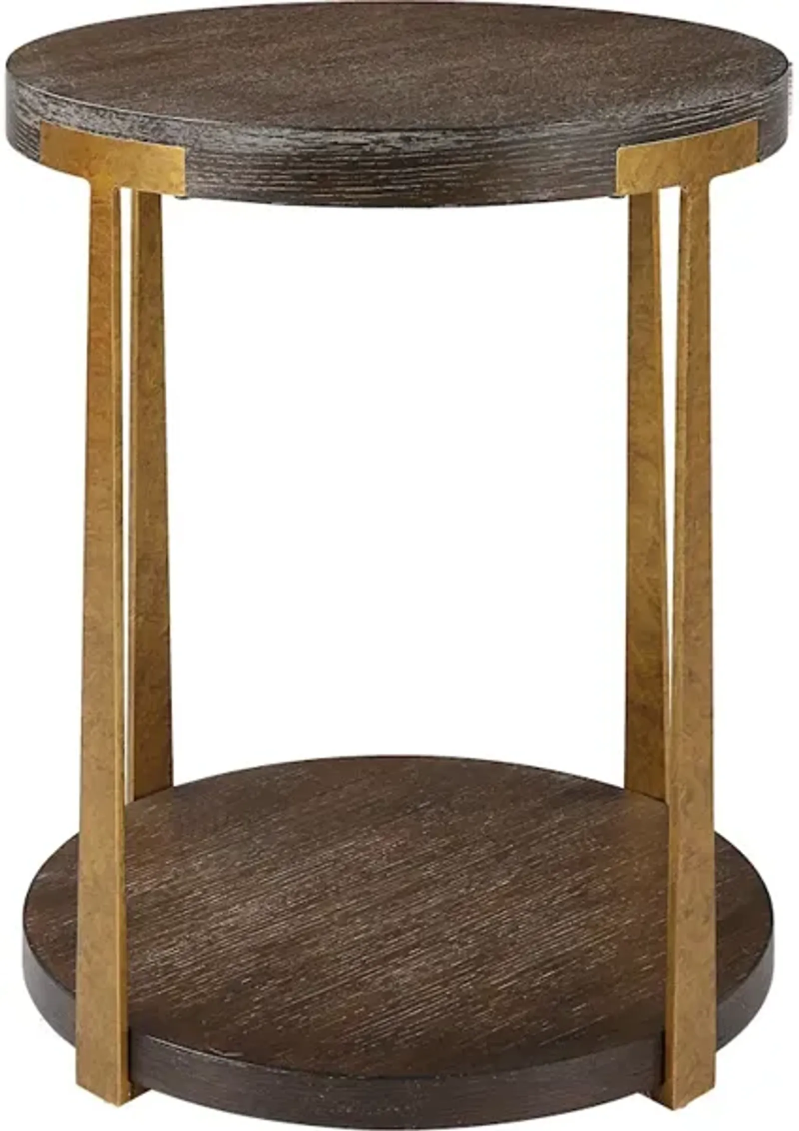 Palisade Round Wood Side Table