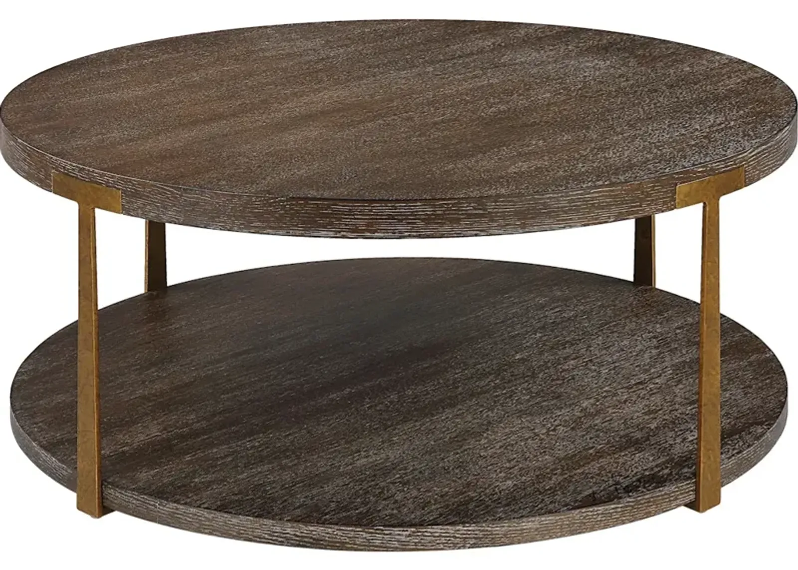 Palisade Round Wood Coffee Table