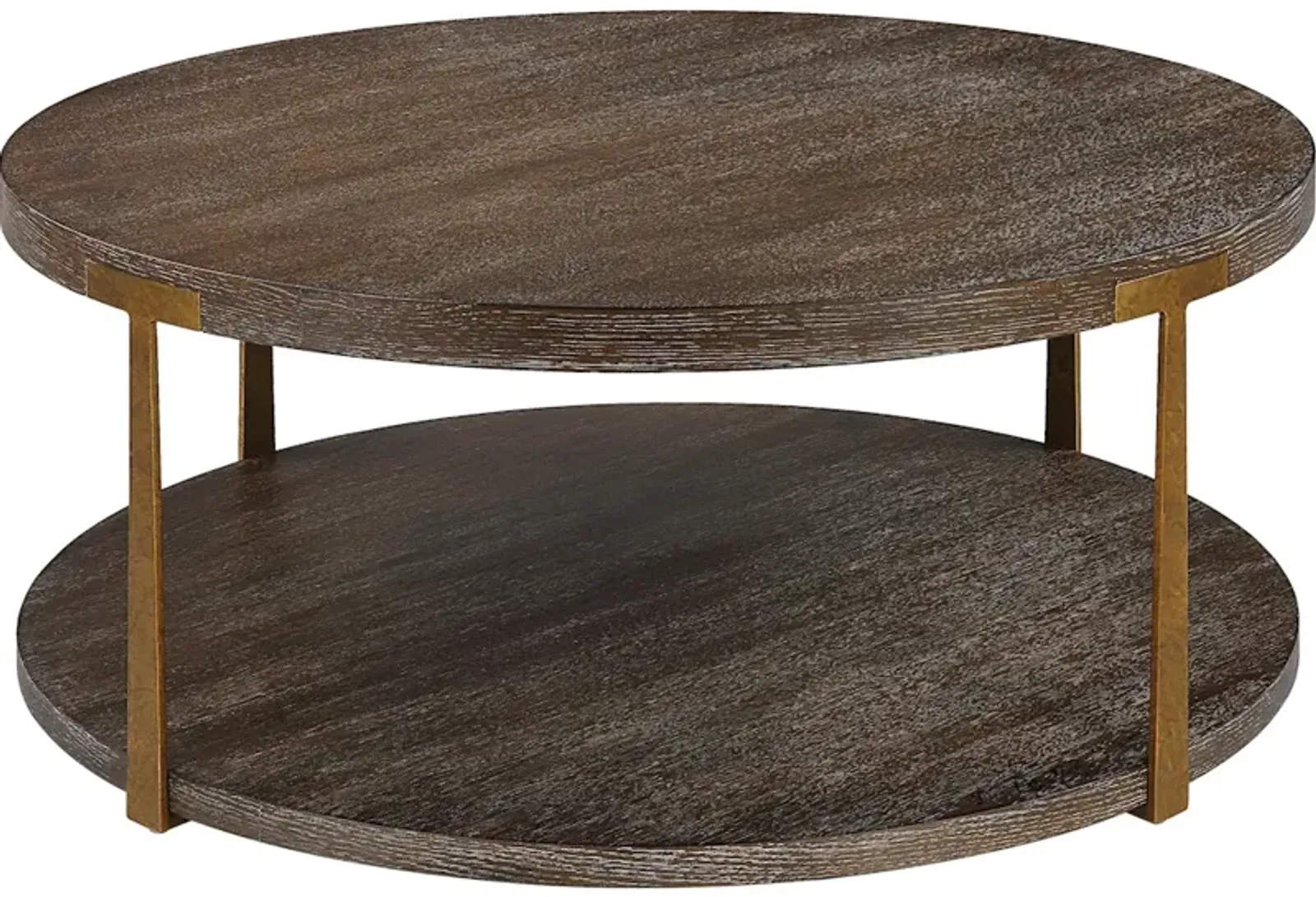 Palisade Round Wood Coffee Table