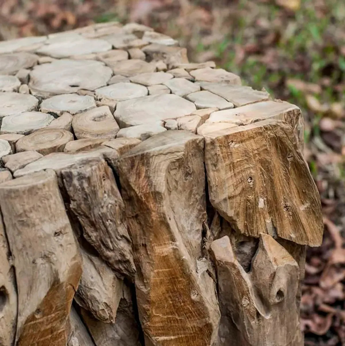 Teak Root Bunching Cube