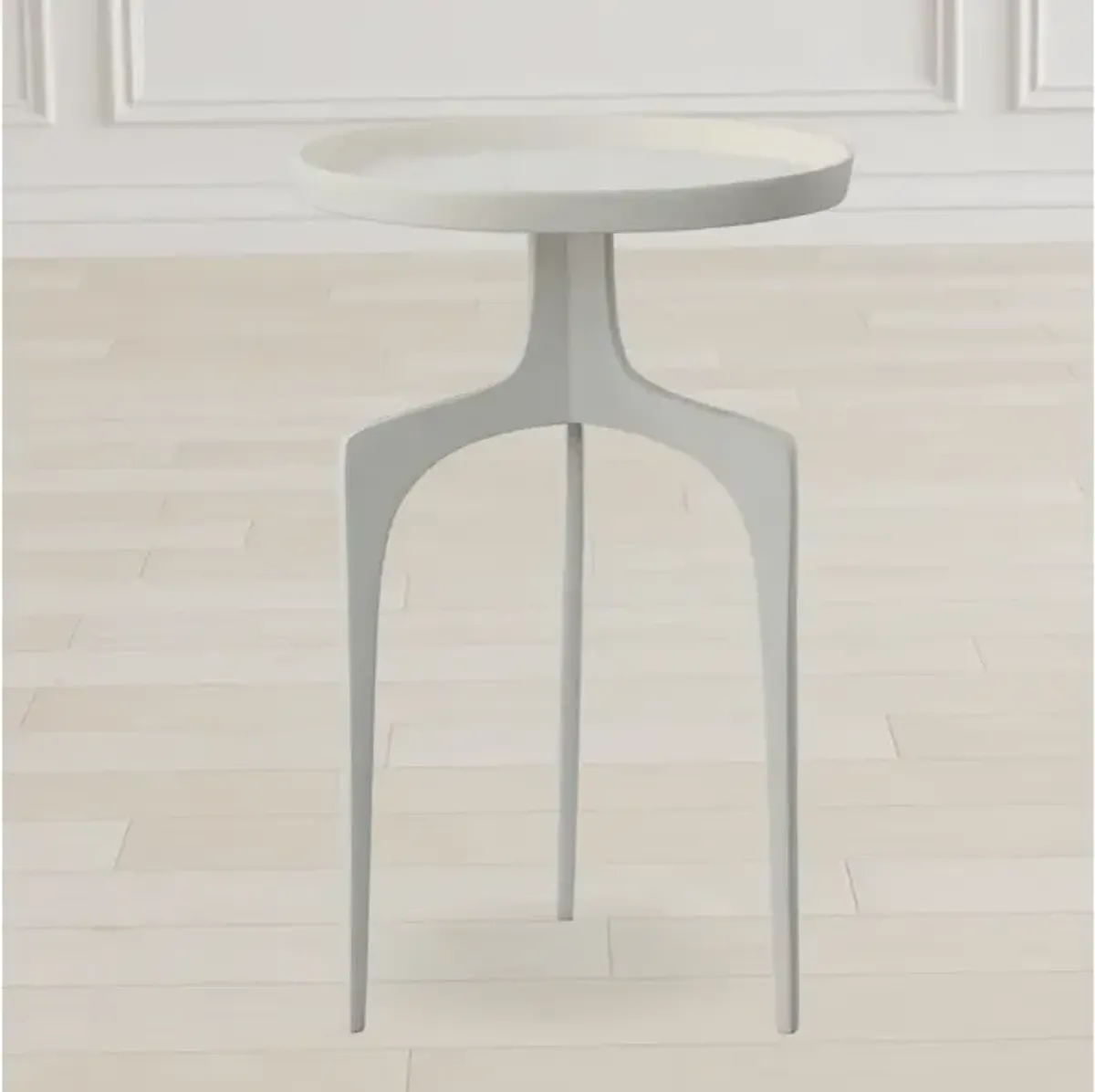 Kenna White Accent Table