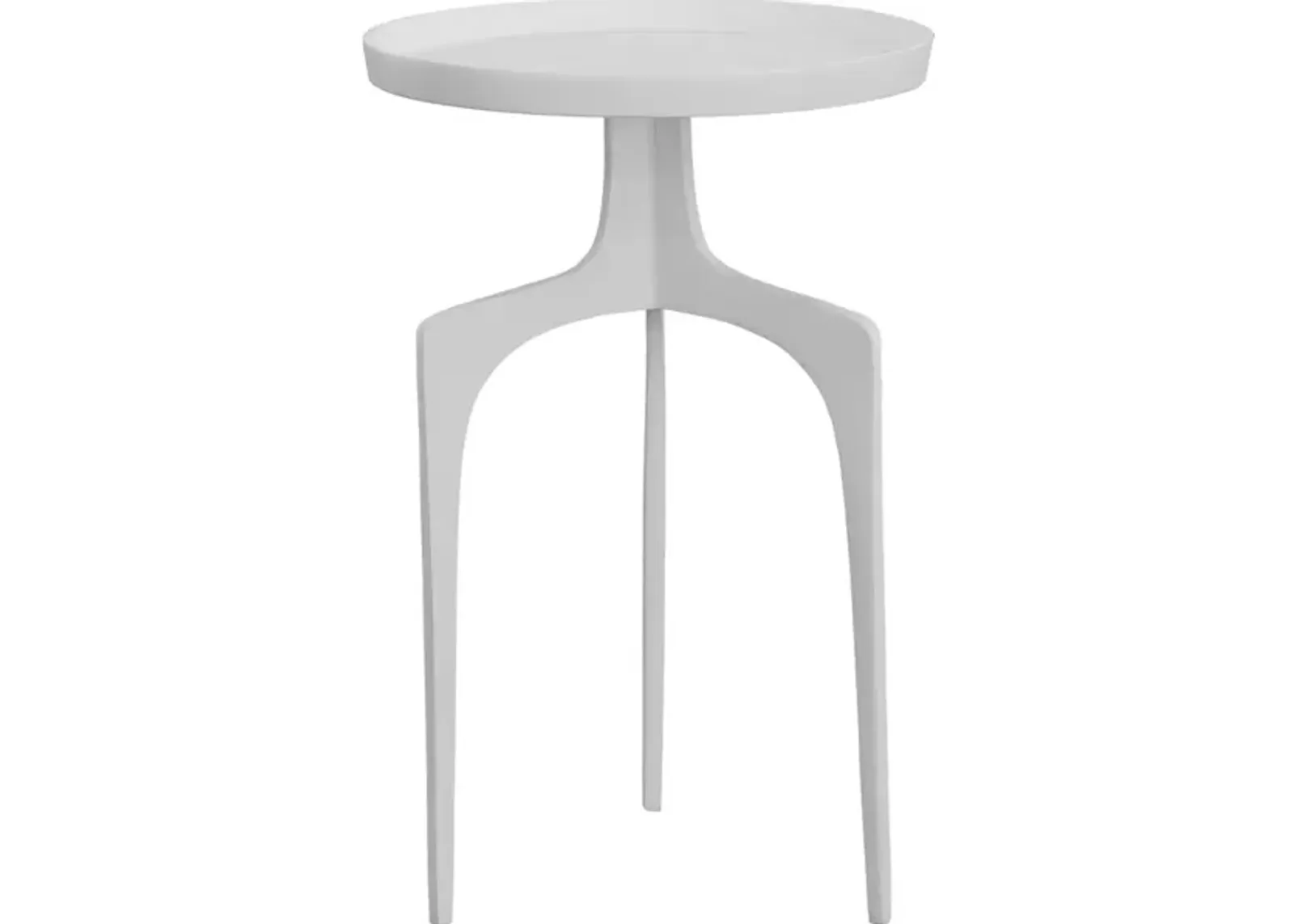 Kenna White Accent Table