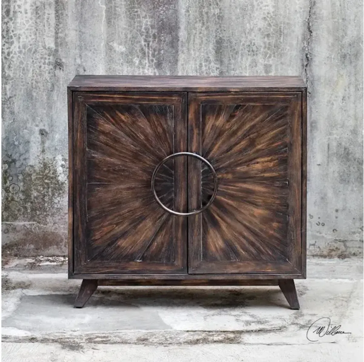 Kohana Black Console Cabinet