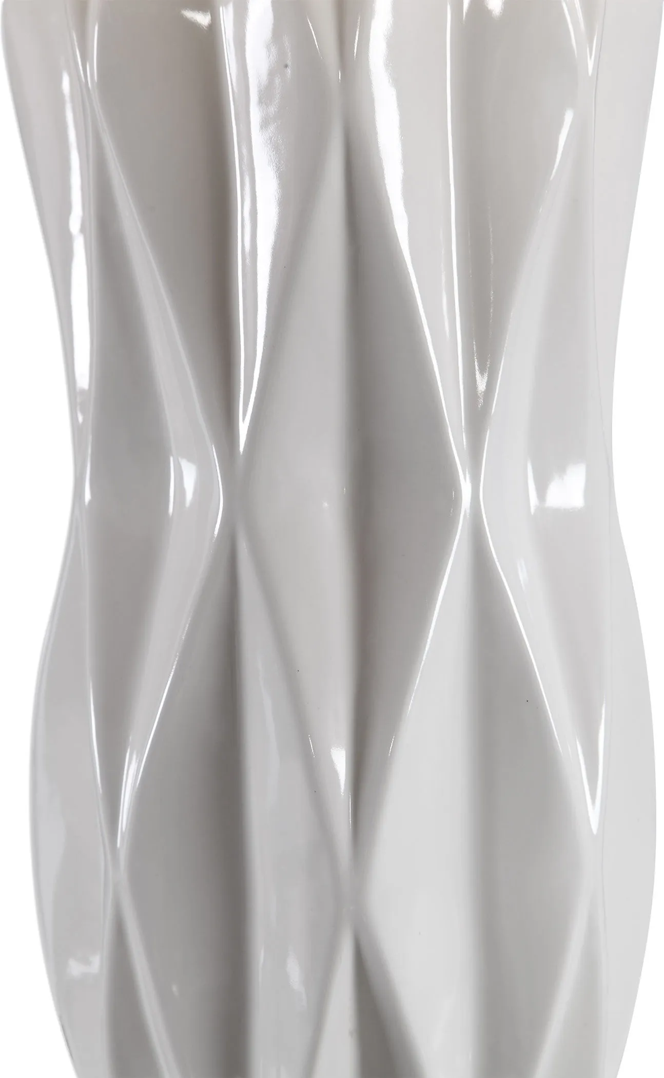 Malena Glossy White Table Lamp