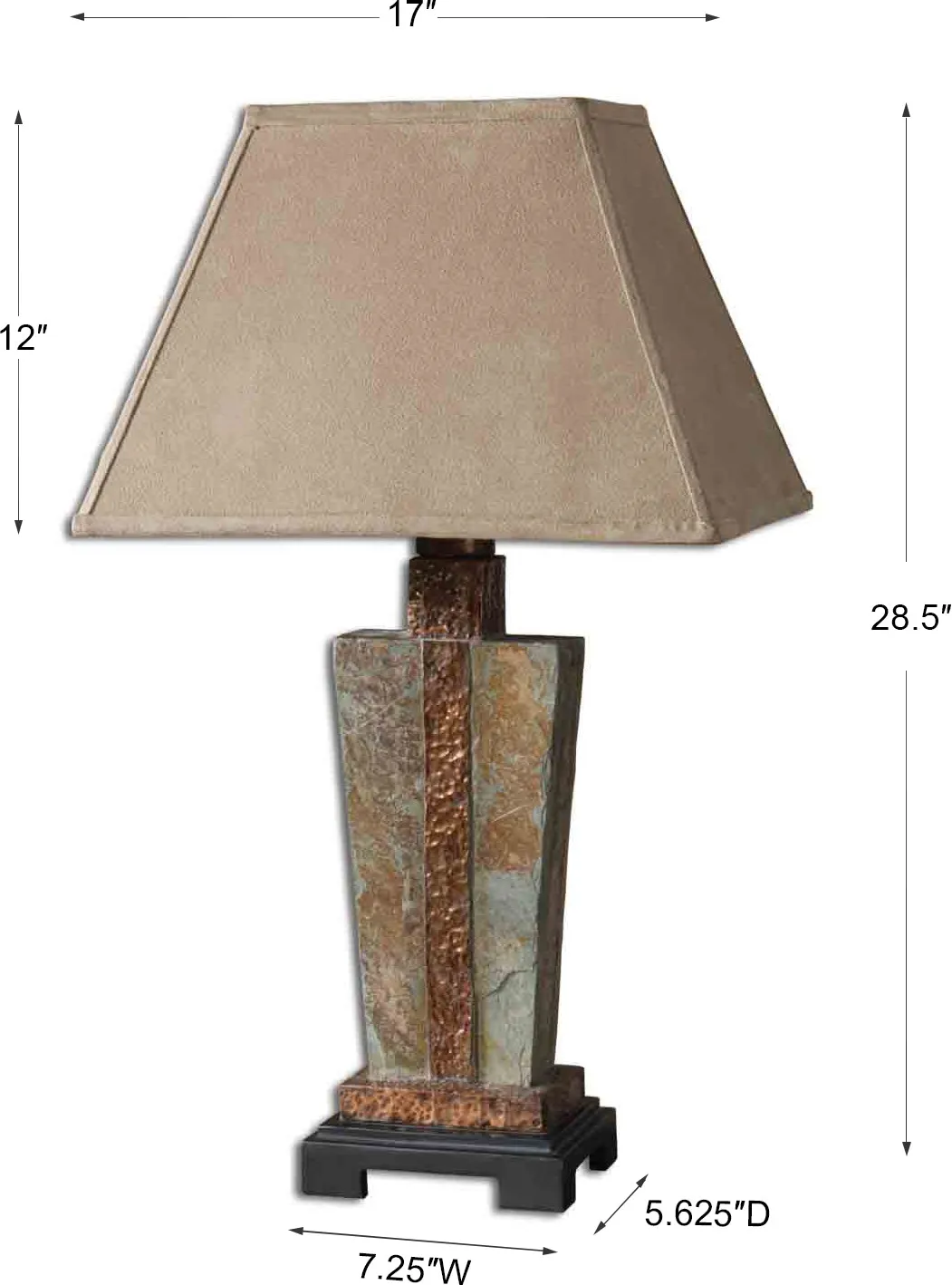 Slate Accent Lamp