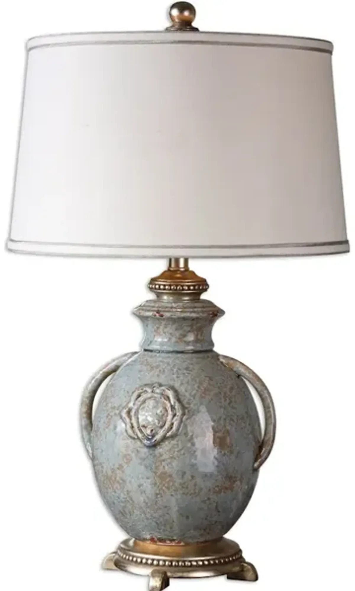 Cancello Blue Glaze Lamp