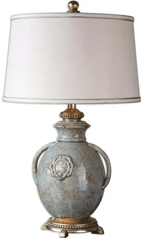 Cancello Blue Glaze Lamp