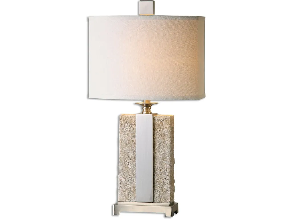 Bonea Stone Ivory Table Lamp