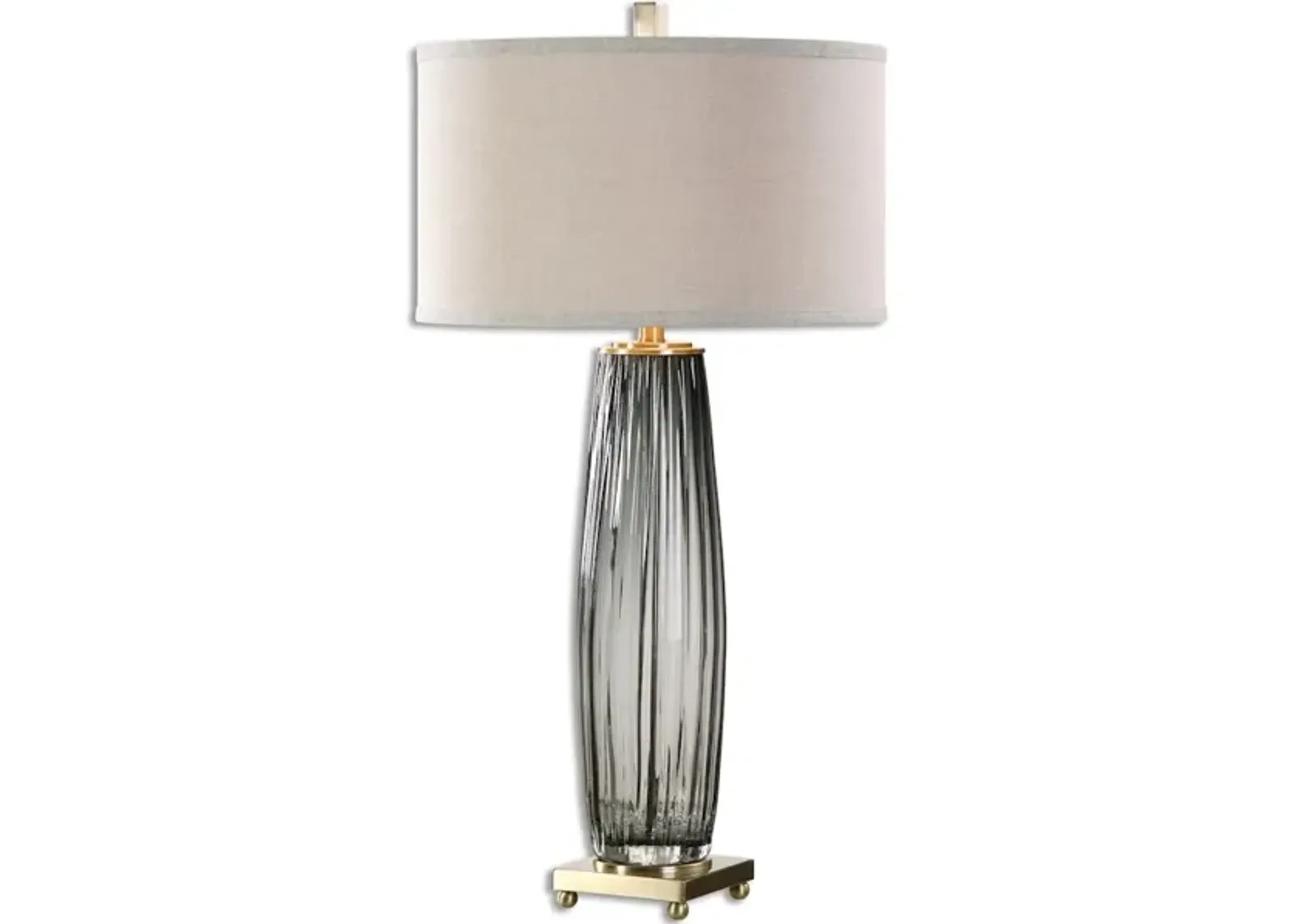 Vilminore Gray Glass Table Lamp