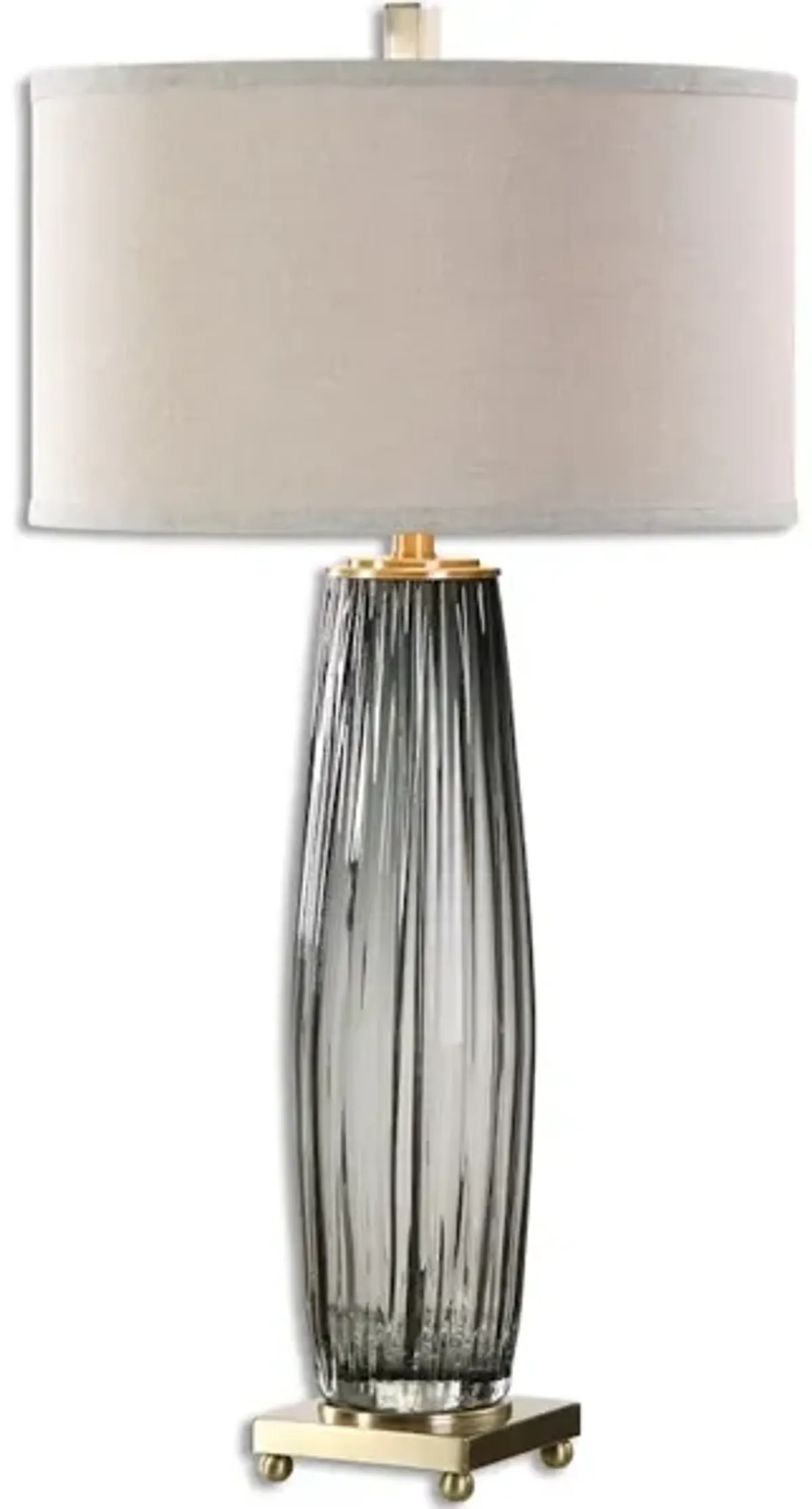 Vilminore Gray Glass Table Lamp