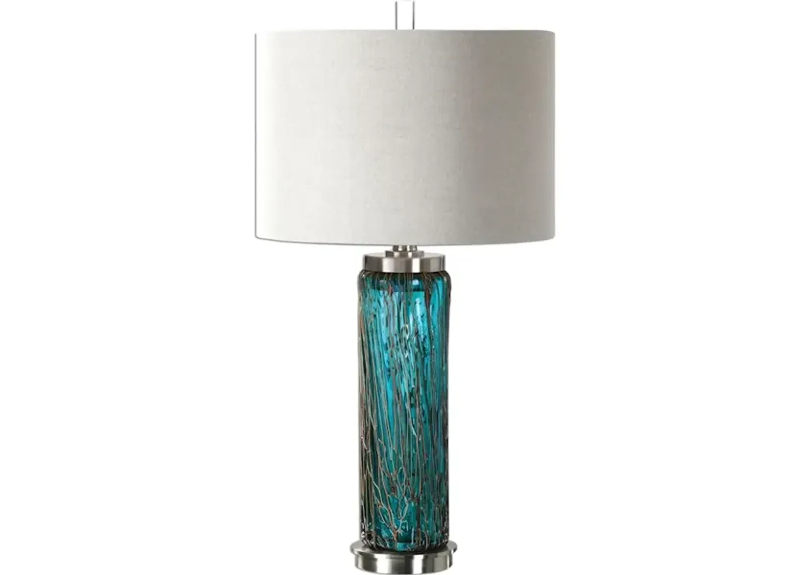 Almanzora Blue Glass Lamp