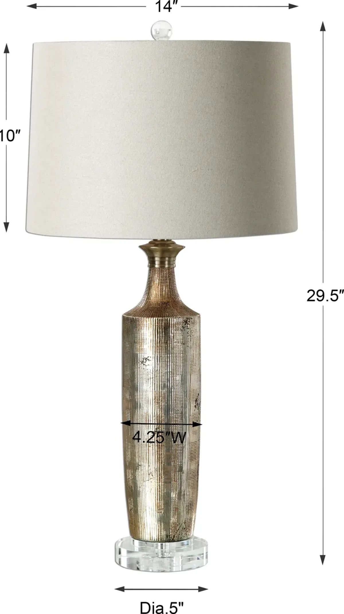 Valdieri Metallic Bronze Lamp