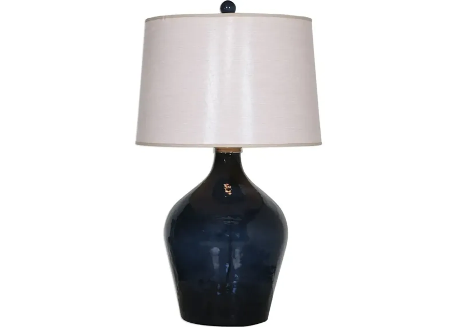 Lamone Blue Glass Lamp