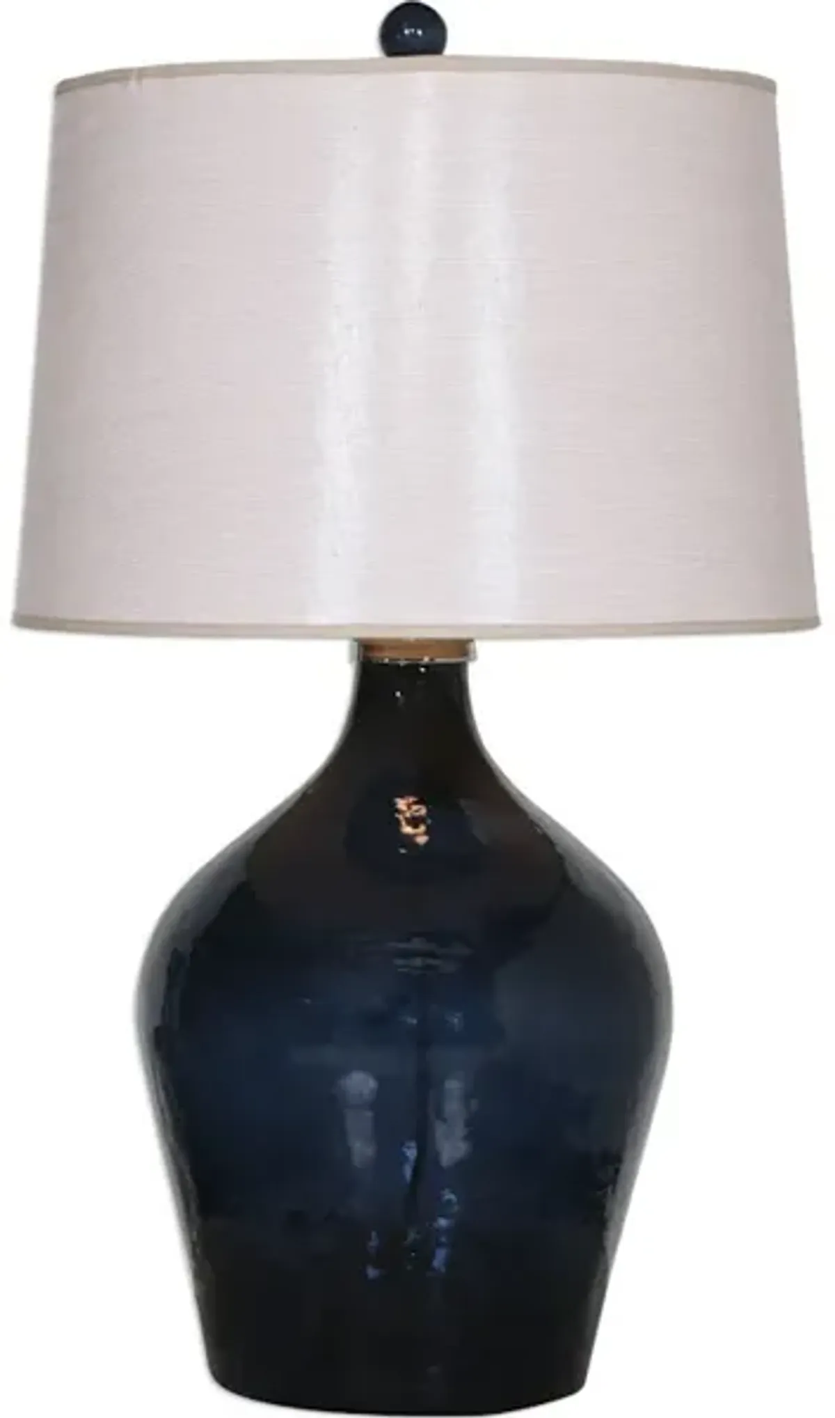 Lamone Blue Glass Lamp