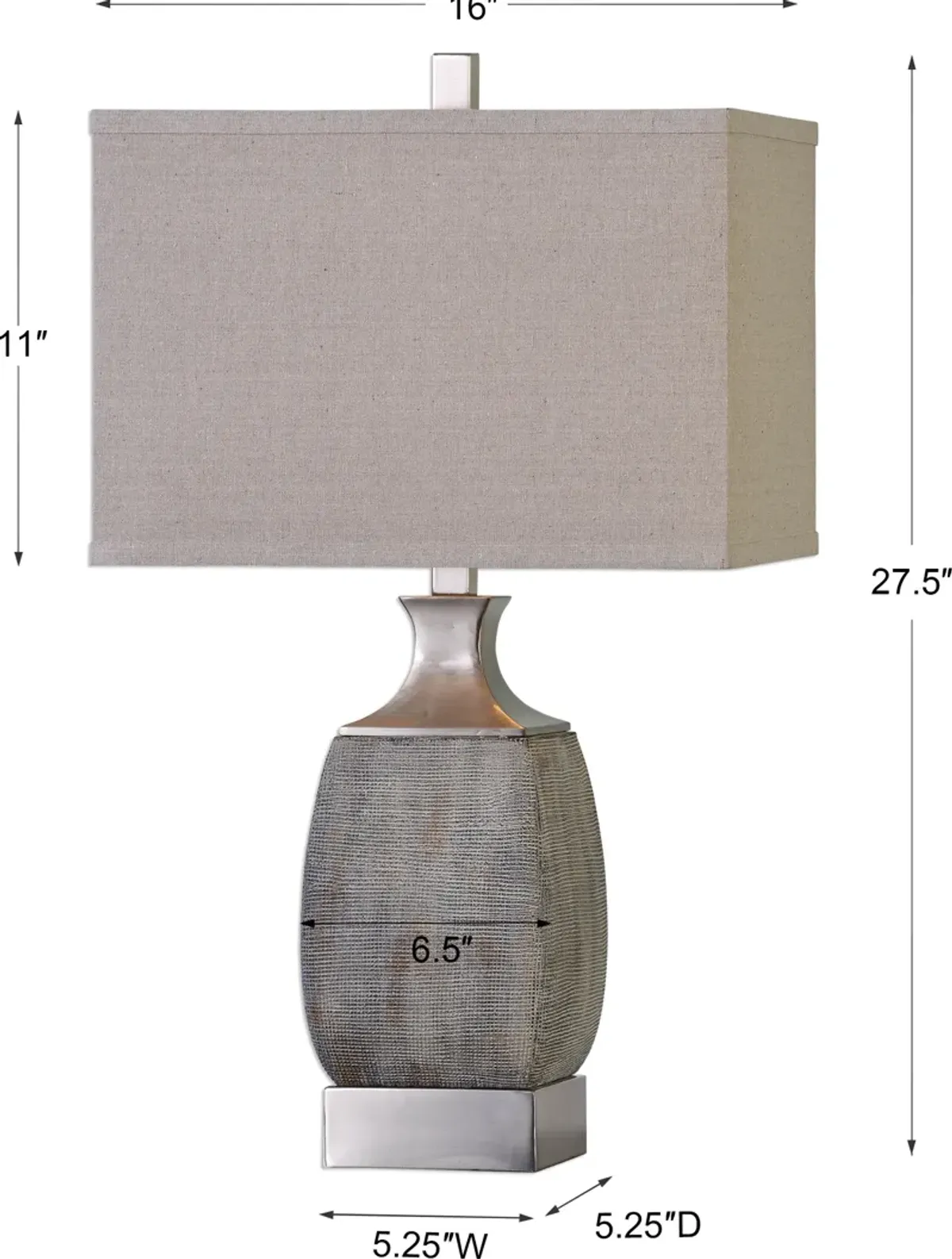 Caffaro Rust Bronze Table Lamp