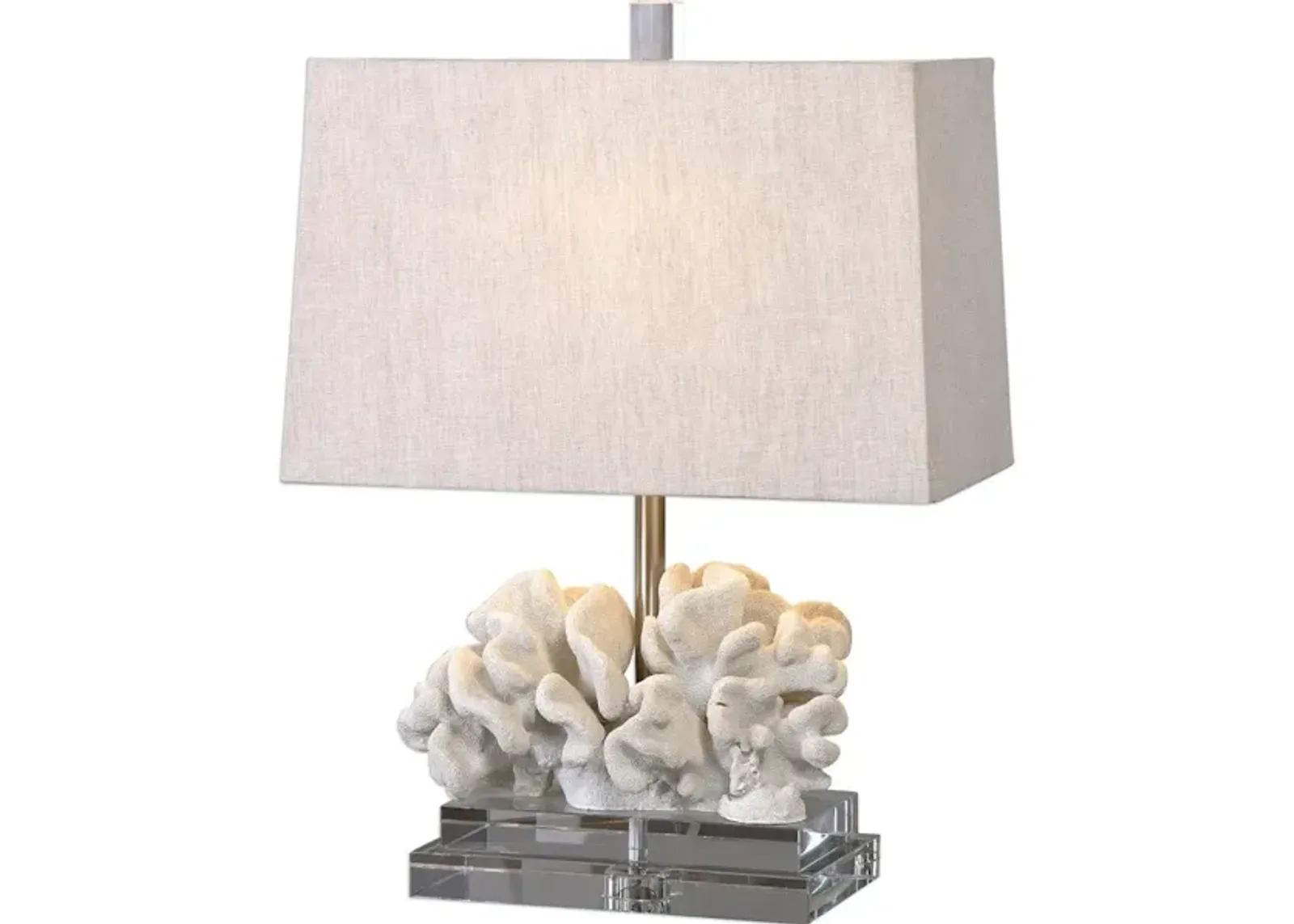 Coral Sculpture Table Lamp