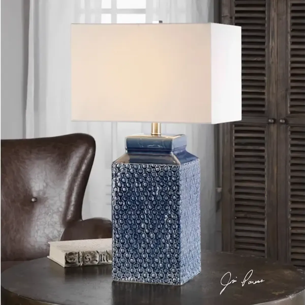 Pero Sapphire Blue Lamp