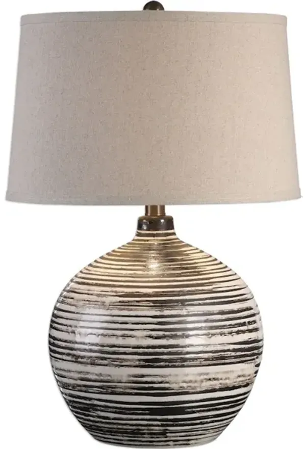 Bloxom Mocha Ivory Lamp