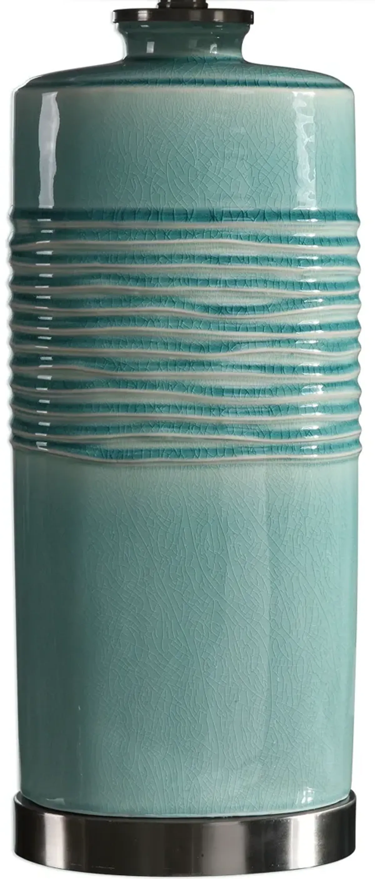 Rila Distressed Teal Table Lamp