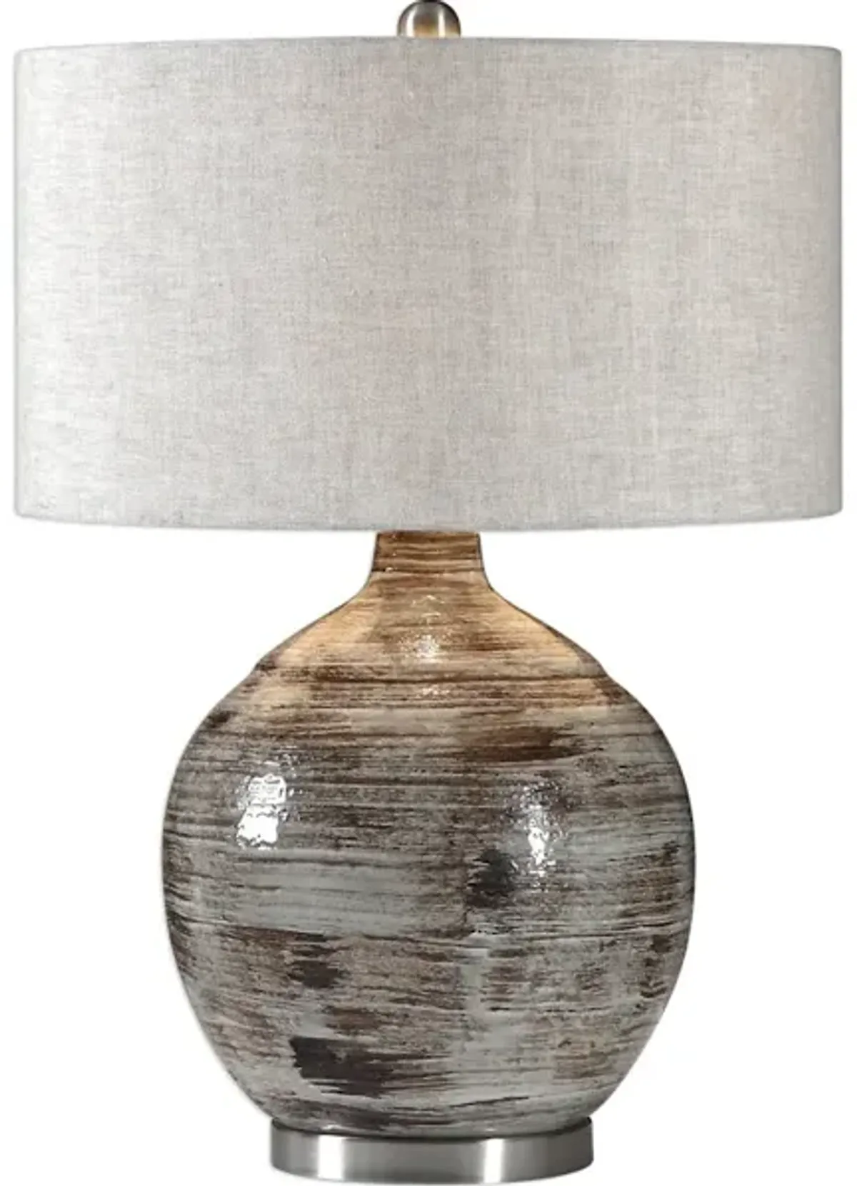 Tamula Distressed Ivory Table Lamp