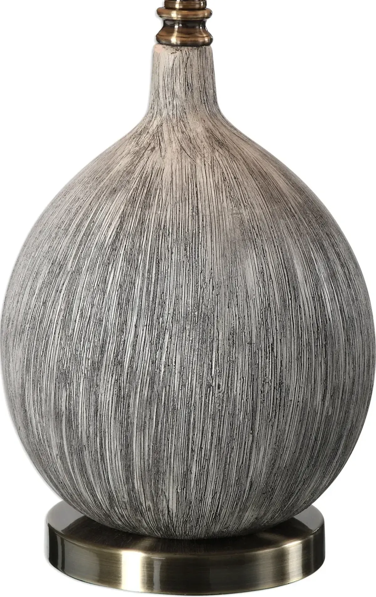 Hedera Textured Ivory Table Lamp