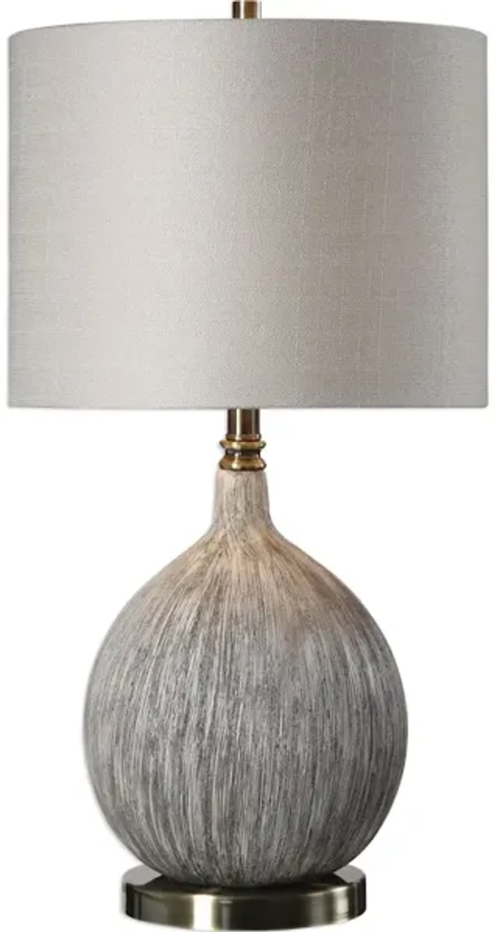 Hedera Textured Ivory Table Lamp