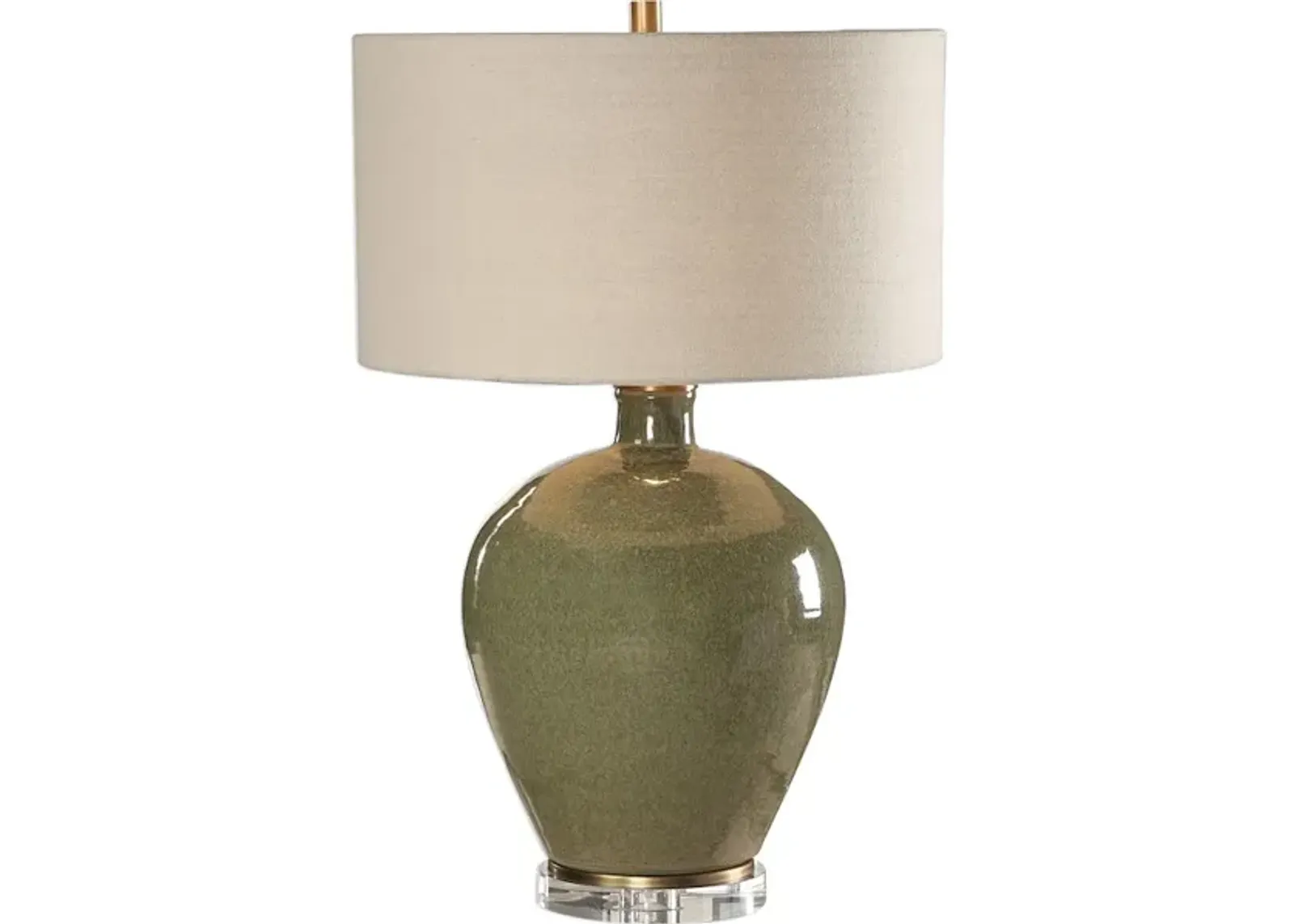 Elva Emerald Table Lamp