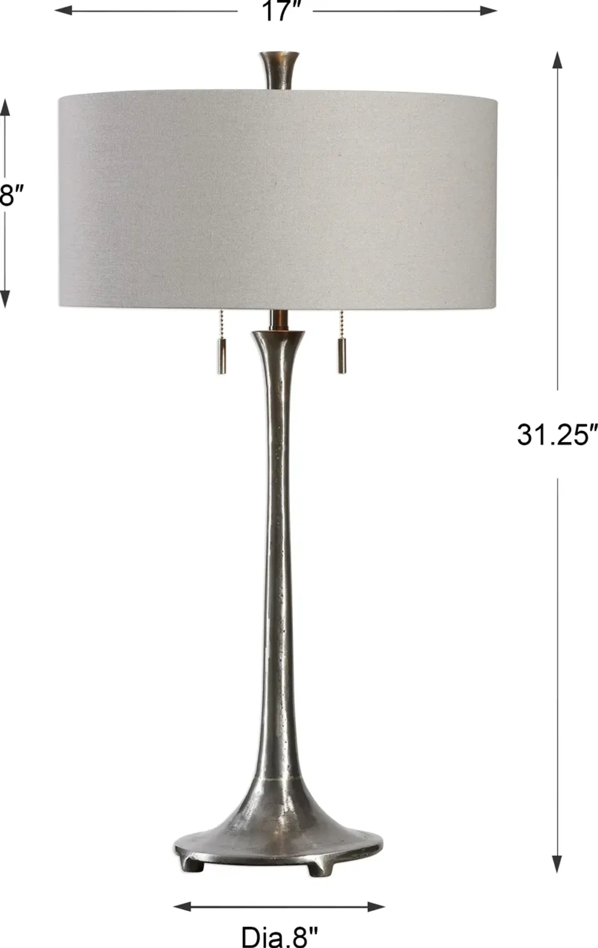 Aliso Cast Iron Lamp