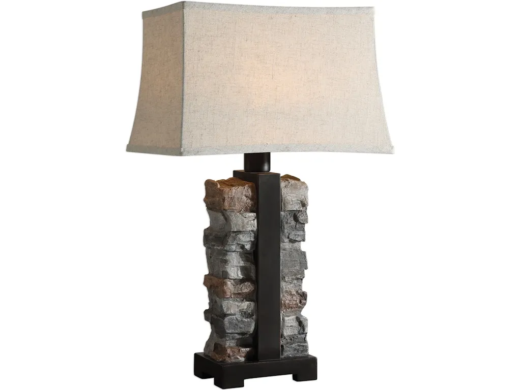 Kodiak Stacked Stone Lamp