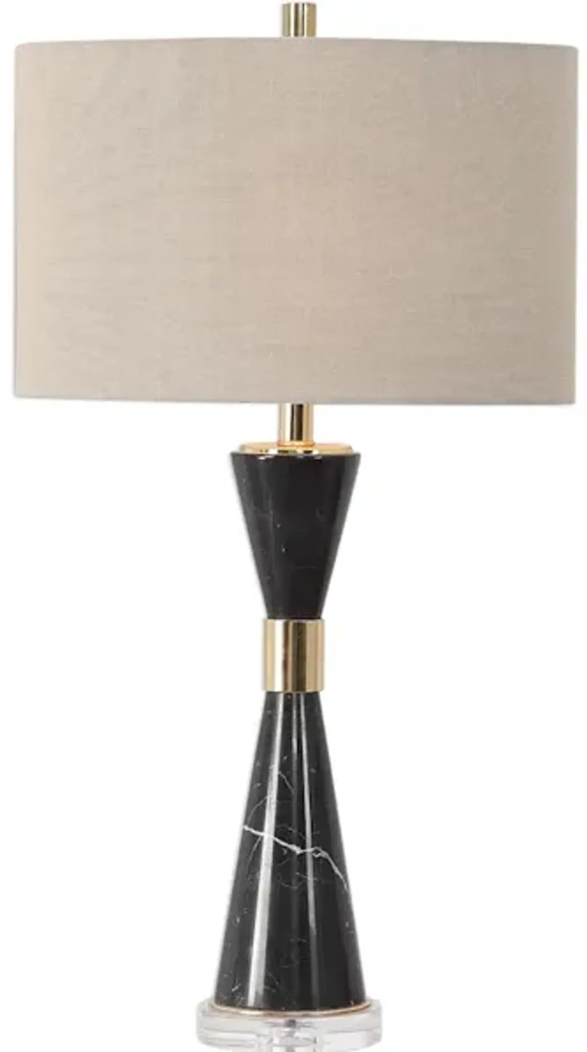 Alastair Black Marble Table Lamp