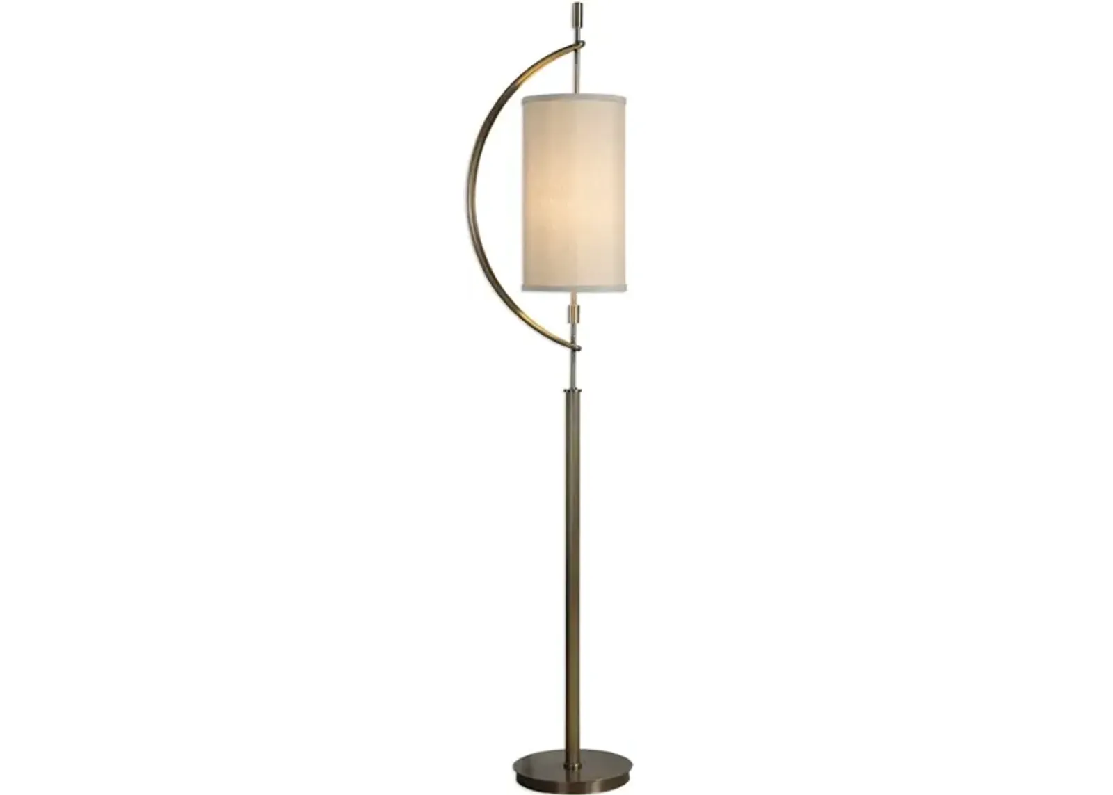 Balaour Antique Brass Floor Lamp