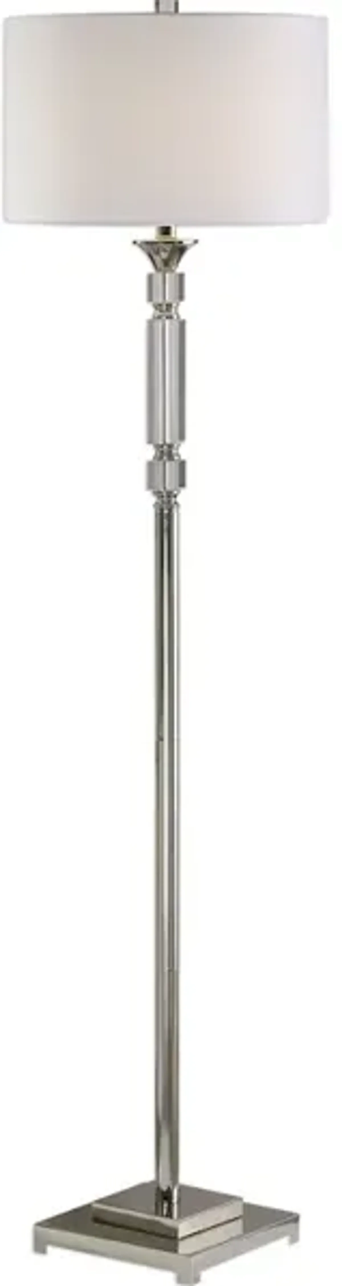 Volusia Nickel Floor Lamp