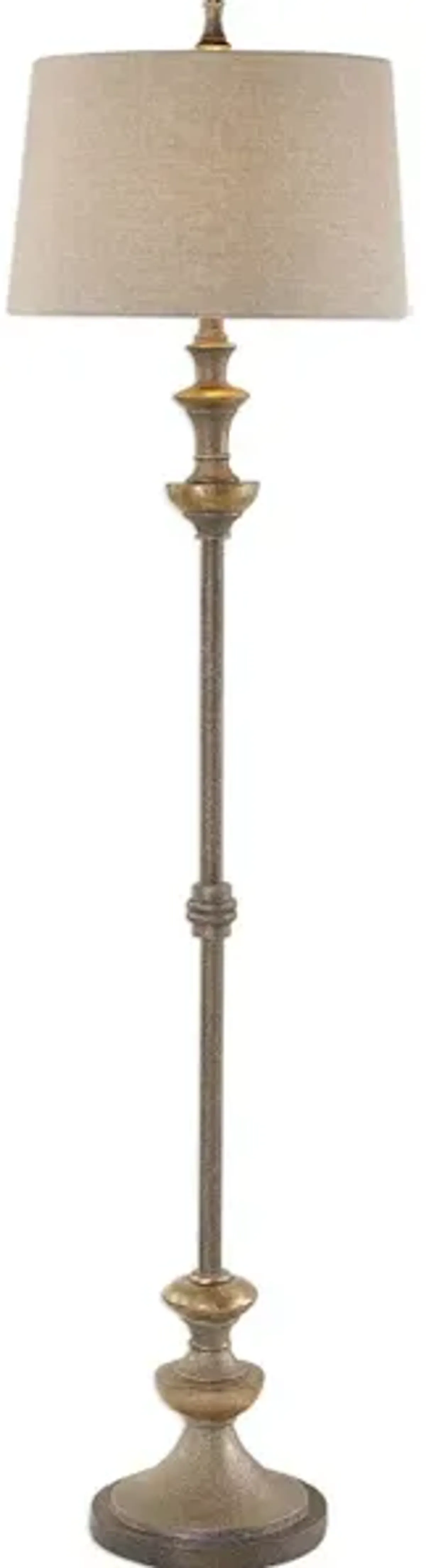 Vetralla Silver Bronze Floor Lamp