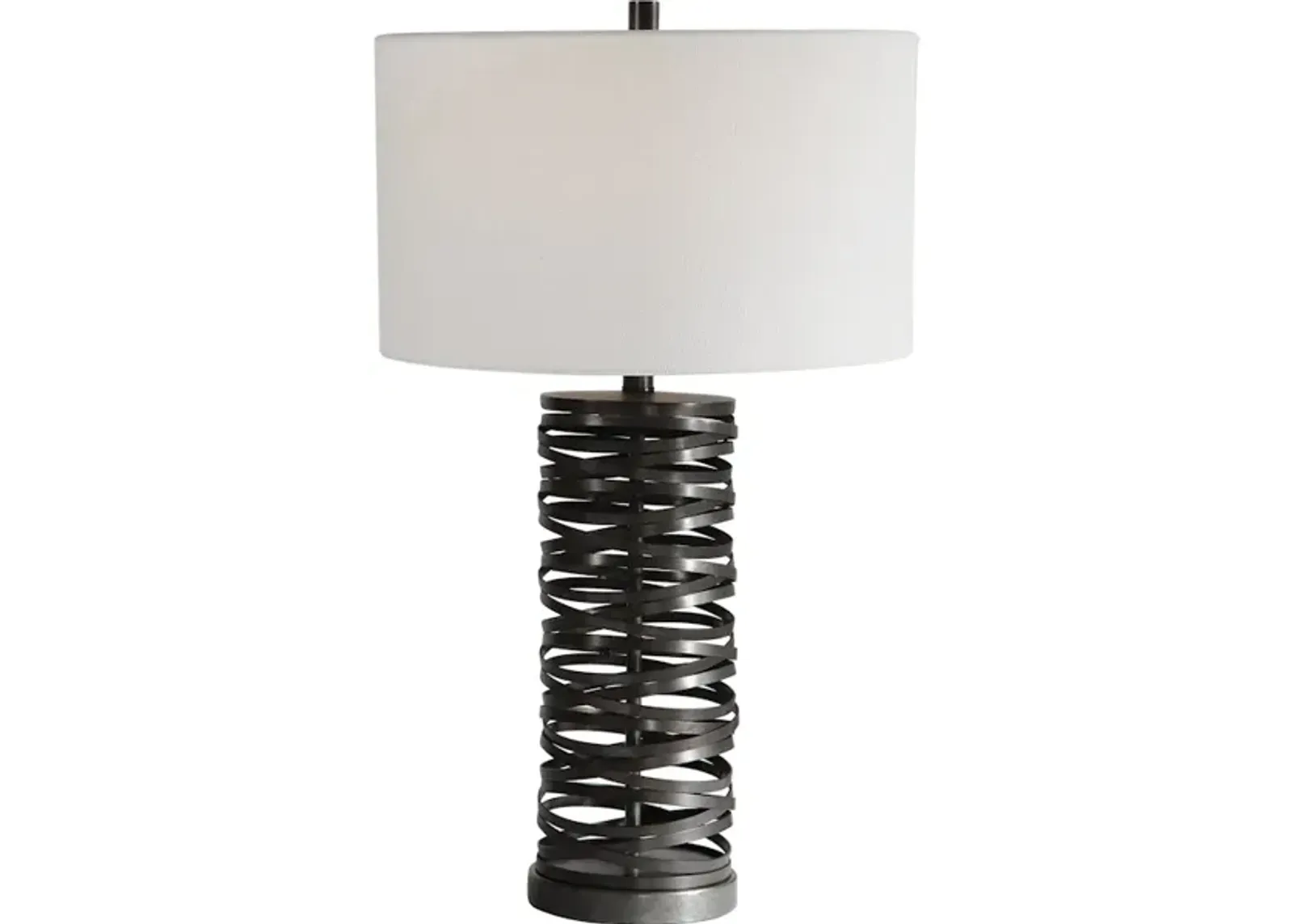 Alita Rust Black Table Lamp