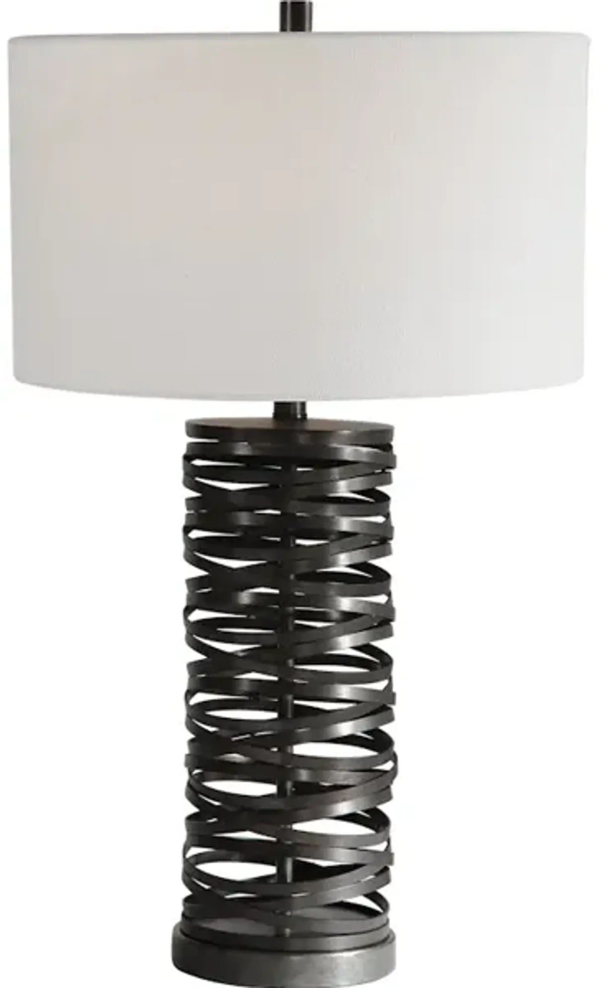 Alita Rust Black Table Lamp