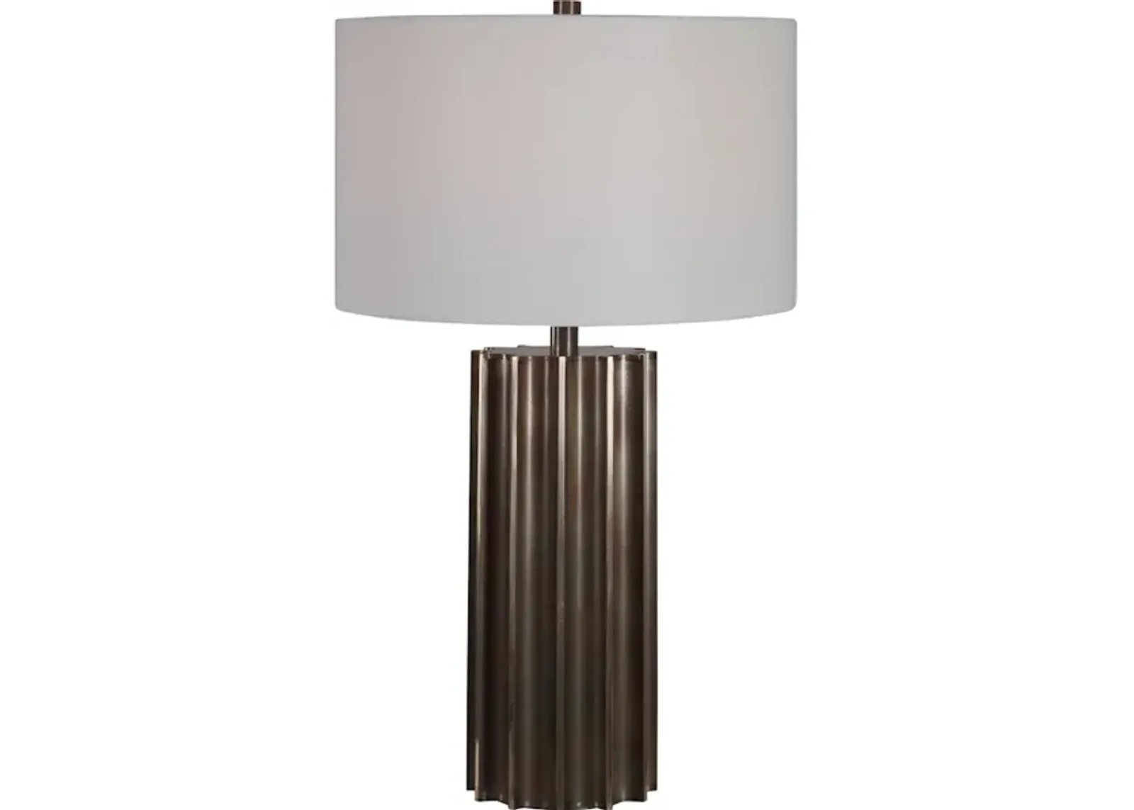 Khalio Gun Metal Table Lamp